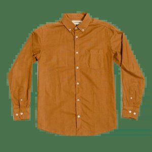 Dapper Boi Men's Button-Up Shirt in Rust